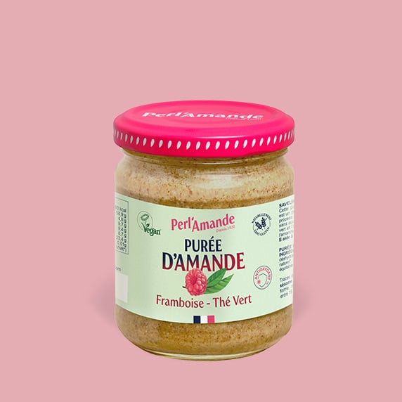 Almond & fruit butter - Raspberry, Green tea