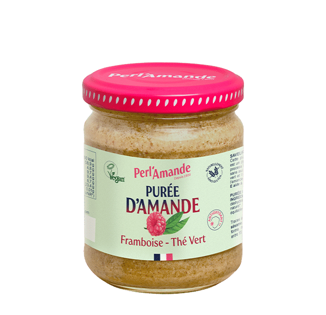 Almond & fruit butter - Raspberry, Green tea