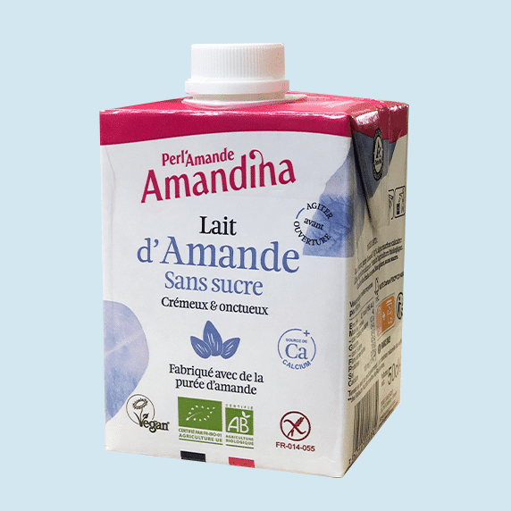 Amandina Lait d'Amande Sans Sucre
