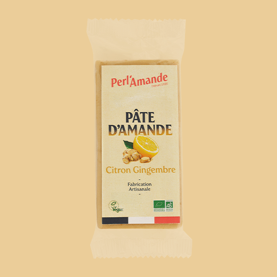 Pâte d'Amande Citron Gingembre