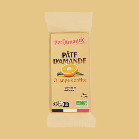 Pâte d'Amande Orange Confite