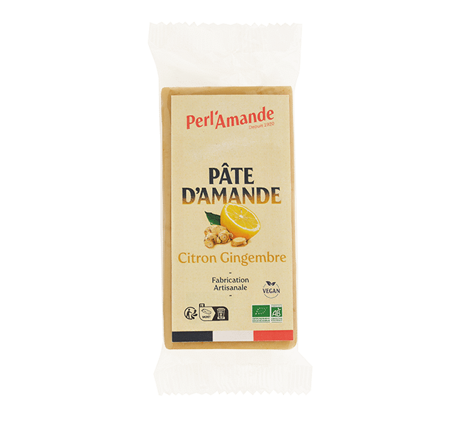 Pâte d'Amande Citron Gingembre