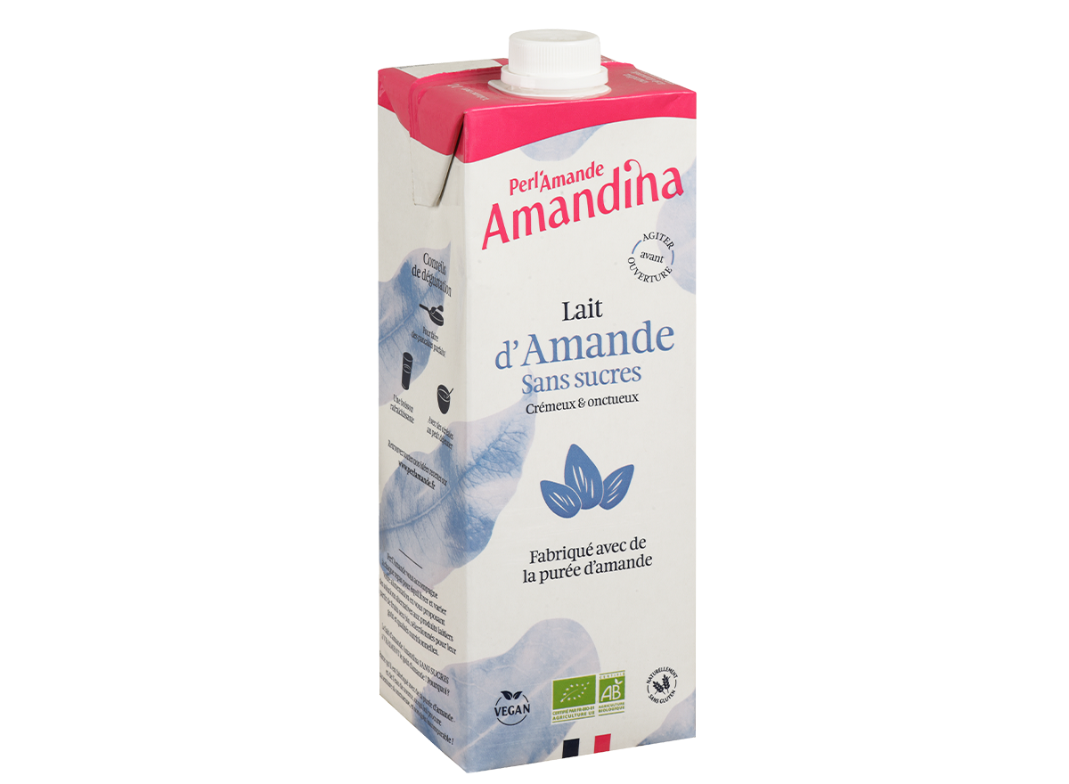 Lait d'amande sans sucre - Vegedome 