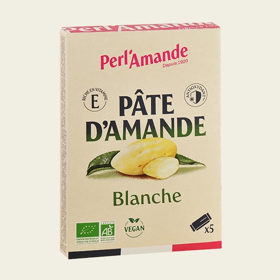 Pâte d'Amande Nature Etui de 5 barres