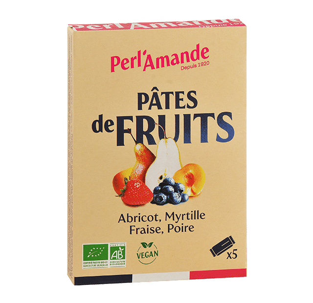 Pâte de Fruits Etui de 5 barres