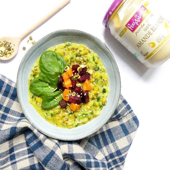 Porridge crémeux & salé @Eveisvegan