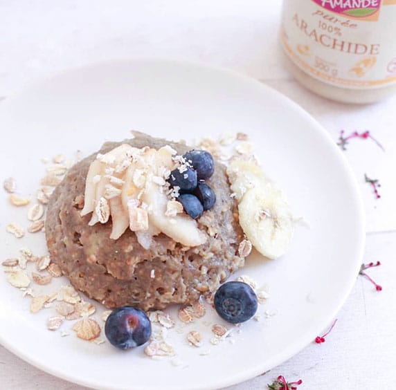 Bowl Cake à la Purée de cacahuète