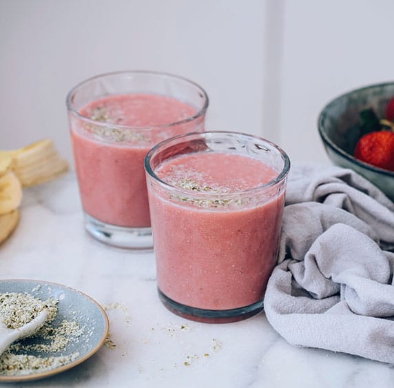 Smoothie Fraise à la douceur Amande