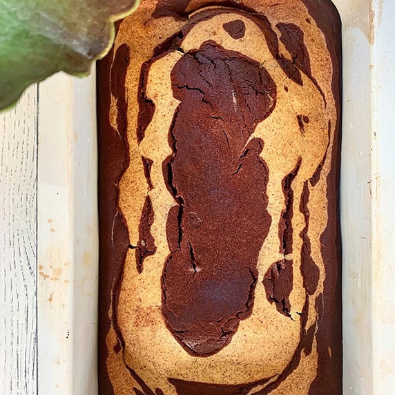 Gâteau marbré au lait d'amande Amandina