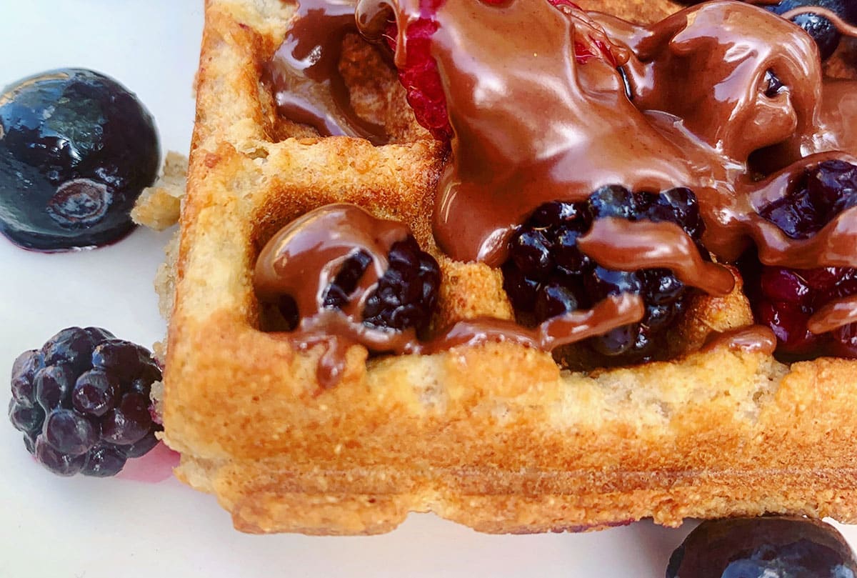 Gaufre vegan au lait d'amande Amandina