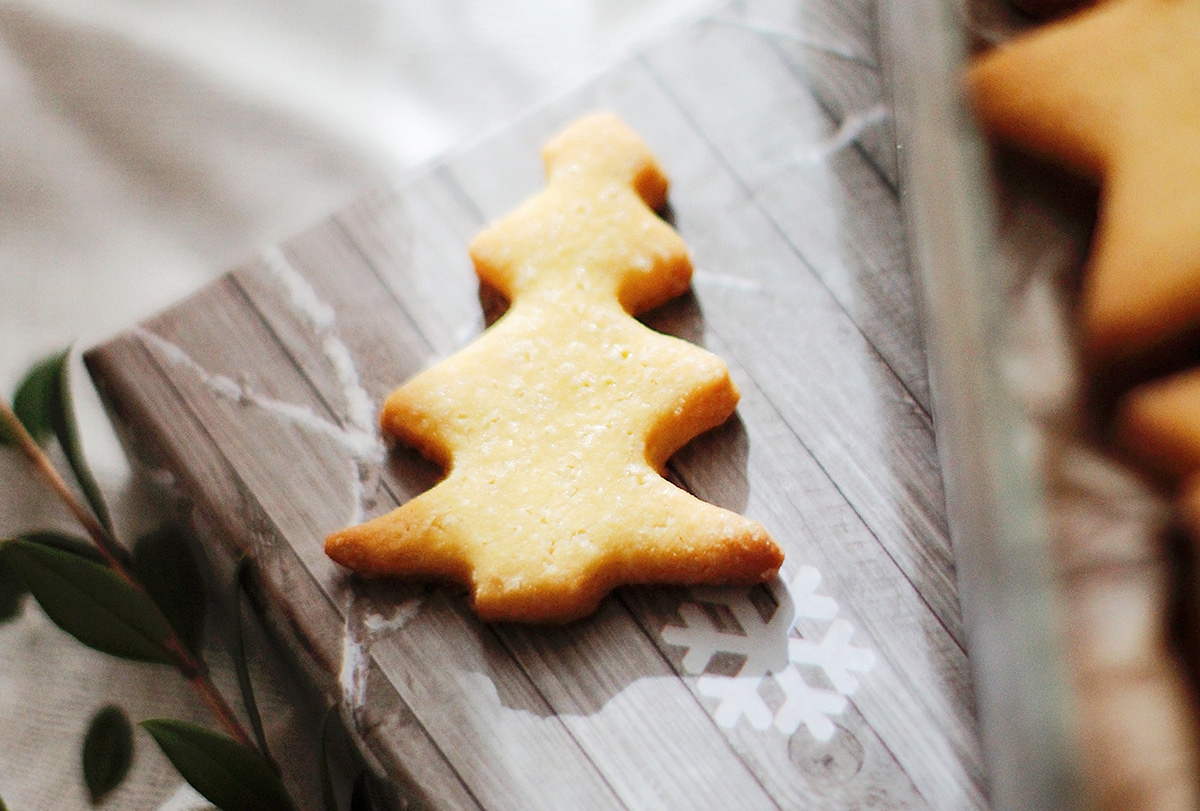 Sablés de Noël à la Purée Crue d'Amande Blanche