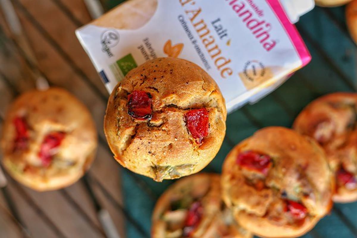 Muffins à la provençale et lait d'amande by Plante ton assiette