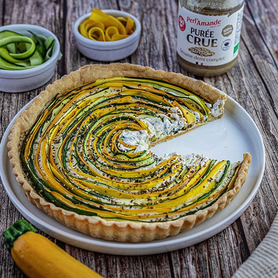 Tarte courgette au sésame by BeautyFood Cooking