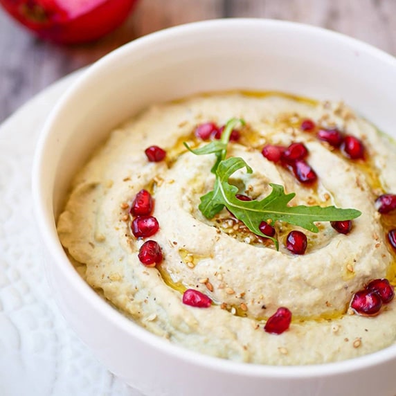 Tartinade d'aubergines au tahin et amande blanc by Happy and veggy