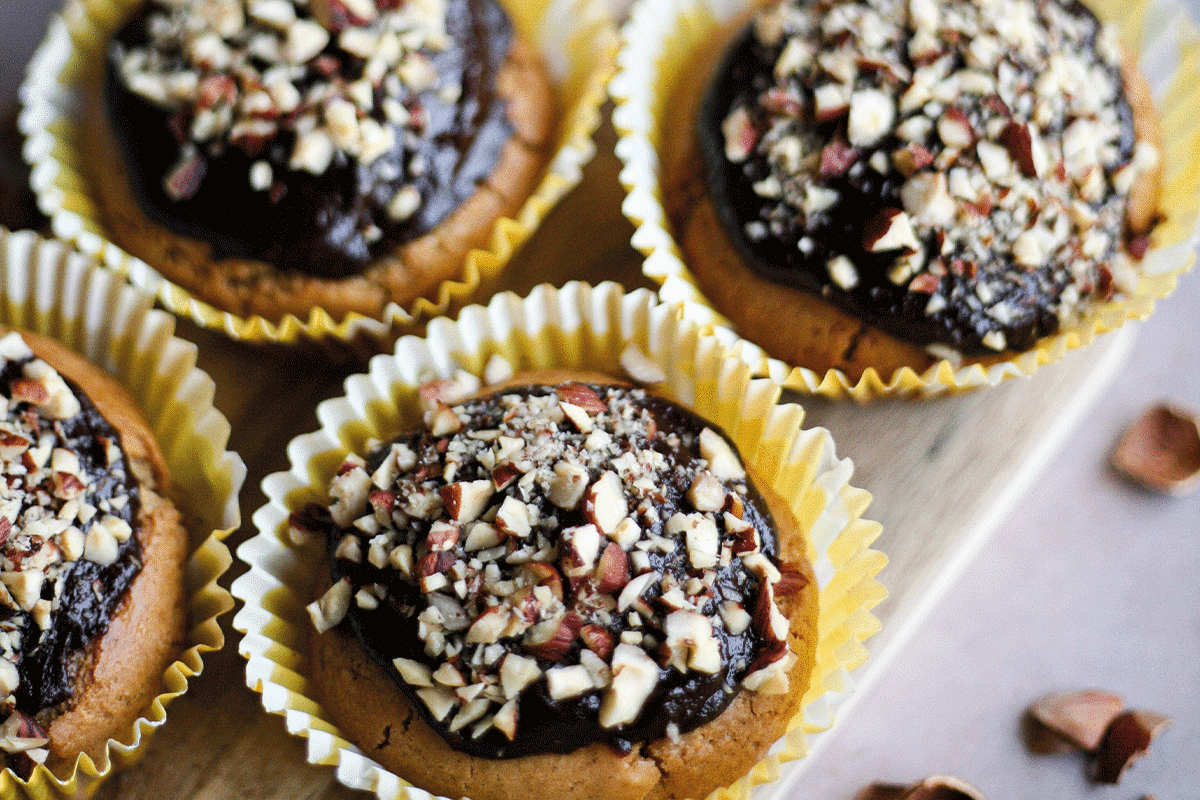 Muffins à la purée de noisettes toastée @Plante ton assiette