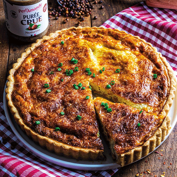 Quiche végétale à la purée de noisette by Beauty Food Cooking