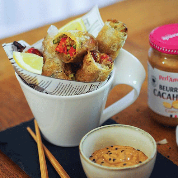 Friands légumes au beurre de cacahuète @lesptitsgrainsdelisette