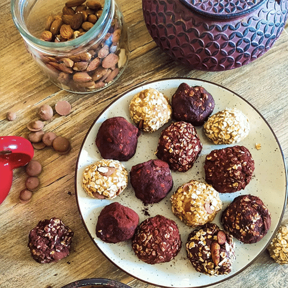 PROTEIN COOKIES BALL  by @healthy.food.family