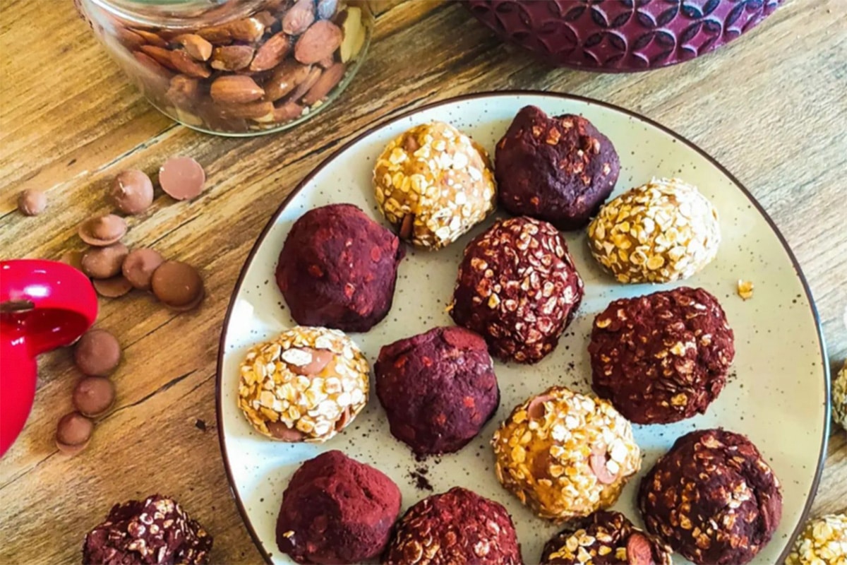 PROTEIN COOKIES BALL  by @healthy.food.family