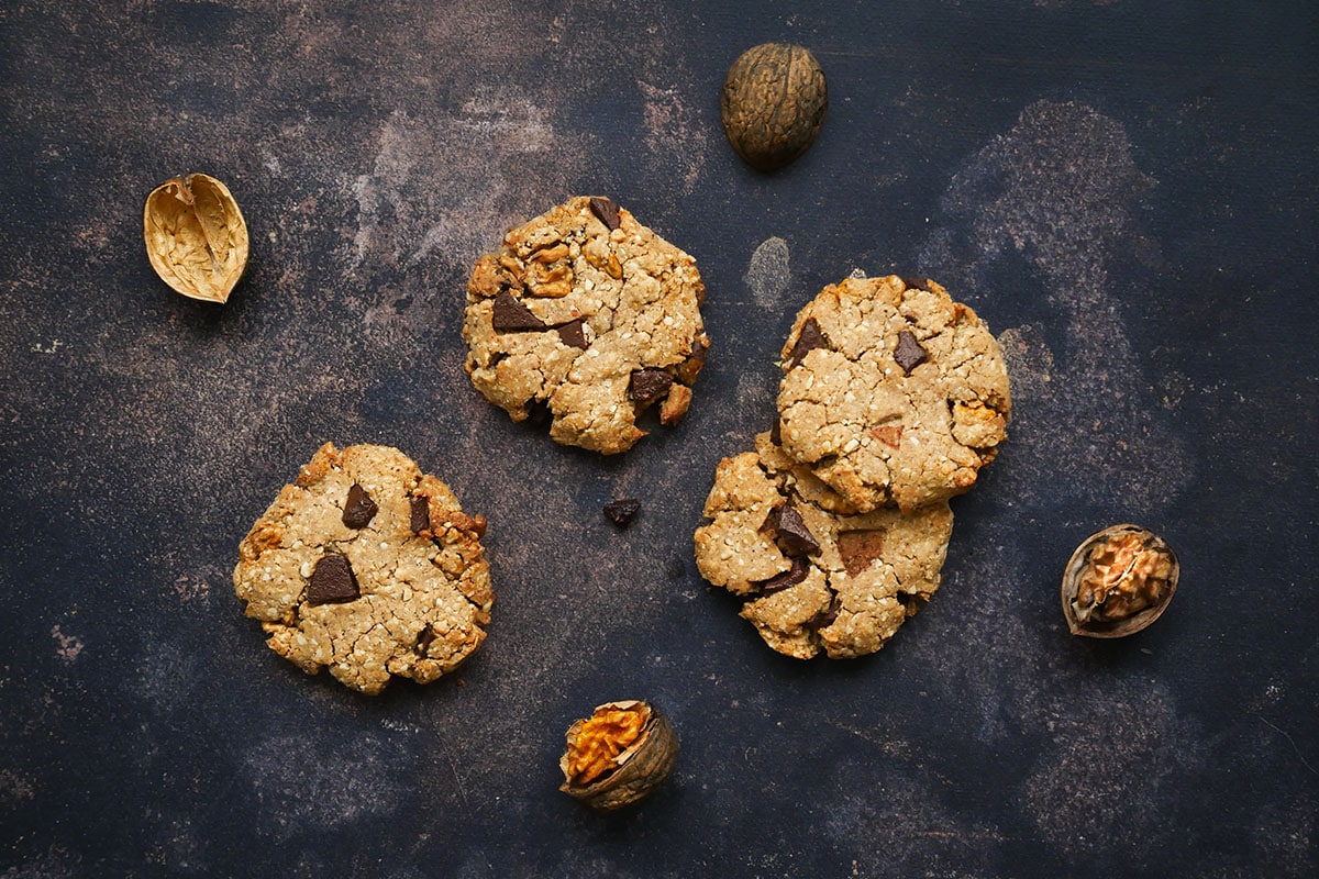 Cookies vegan et sans gluten de @happy_and_veggy