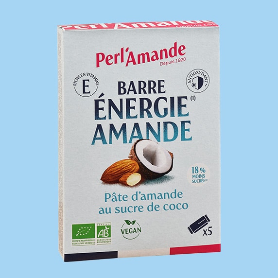 Pâte d'Amande au sucre de coco Etui de 5 barres