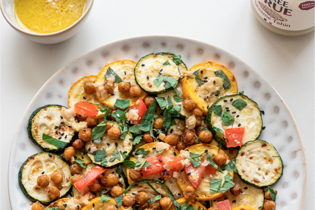 Salades de courgettes