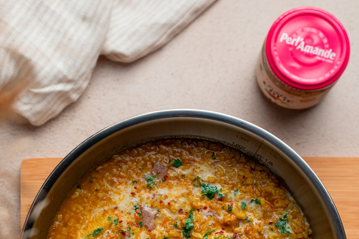 Dal de lentilles aux saveurs Indiennes