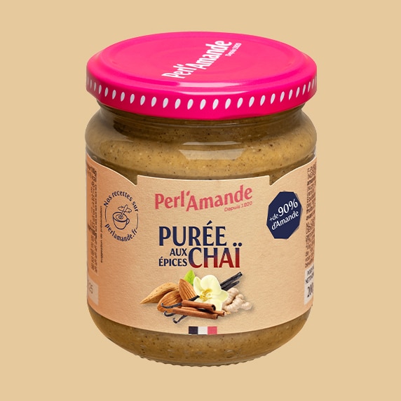 Purée d'amande aux épices chaï
