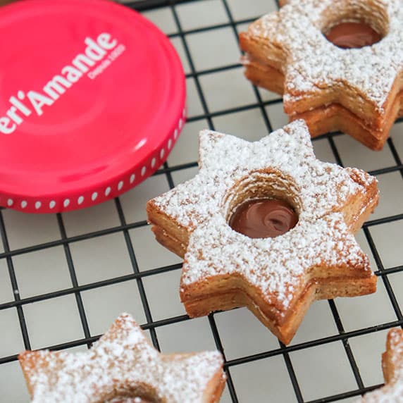 Biscuits de Noel choco-noisettes by vie sans gluten