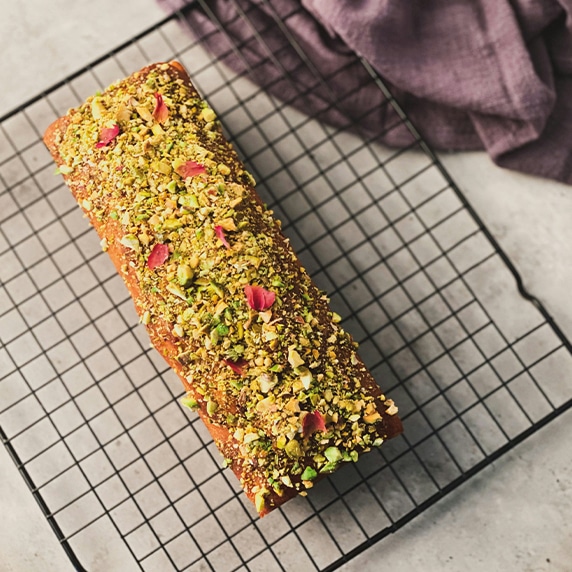 Cake à la purée de pistache & fleur d'oranger