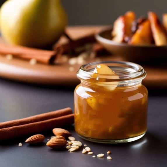 Chutney de poires à la purée chaï